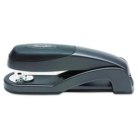 Optima Full Strip Desk Stapler, 25-Sheet Capacity, Graphite Black