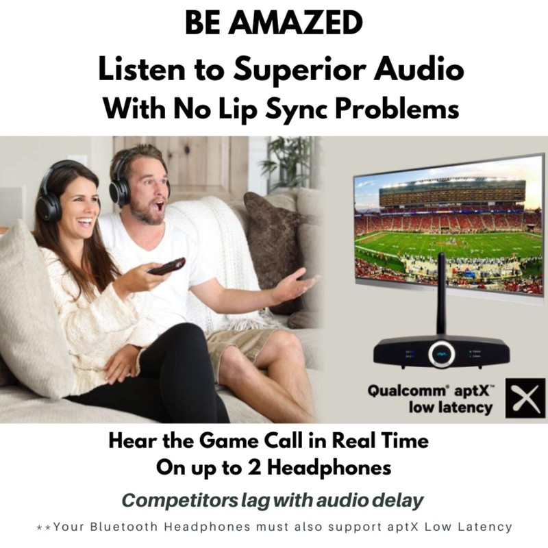 Long Range Bluetooth Transmitter or Receiver, Audio Only for TV