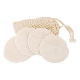 CROLL & DENECKE Zero Waste, Face Cleansing Pads, Washable in Grass Linen Wash Bag, 43 g, Pack of 4