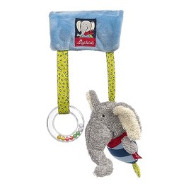 SIGIKID 39478 Lolo Lombardo On Tour Pendant Girls and Boys Baby Toy Recommended from Birth Blue/Green