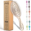 Ninabella Professional Organic Hair Brush – Effortless Detangling for Curls,