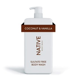 Native Body Wash - Coconut & Vanilla - Sulfate Free - 36 Fl Oz