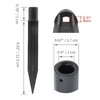 Cionyce 8PCS Torch Stake 8.26 Inch Pathway Light Stake Plastic