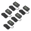 5PCS Electronic Digital Display Thermometer Black Mini Embedded Indoor Digital