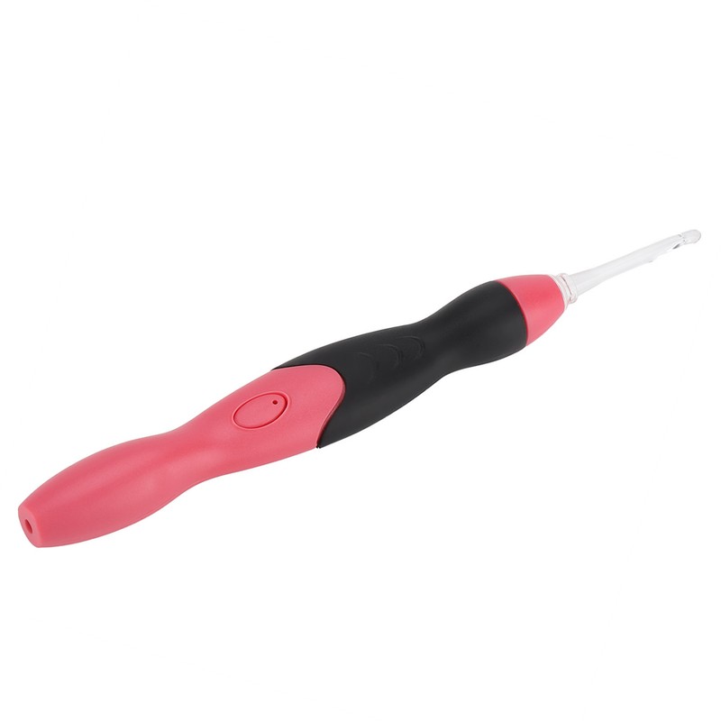 40Pcs USB Chargeable LED Crochet Hooks Knitting Needles Tools Kits