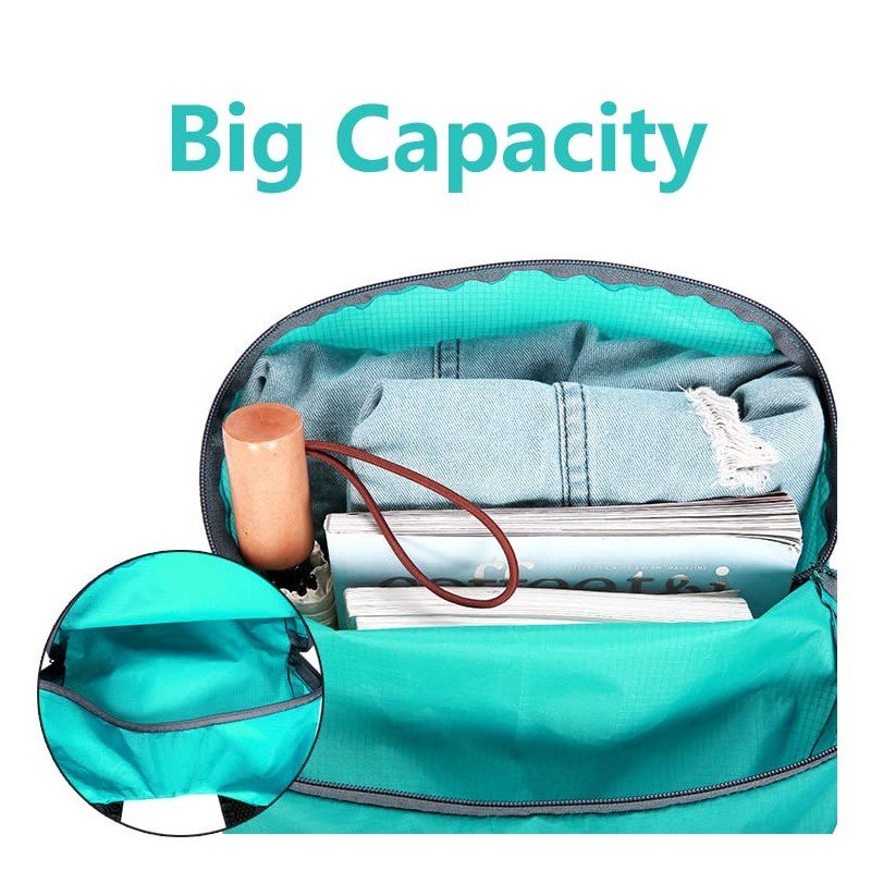 Frafuo Foldable Travel Backpack for Women Foldable Backpack Lightweight Backpack