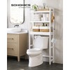 SONGMICS Over The Toilet Storage, 3-Tier Over Toilet Bathroom Organizer