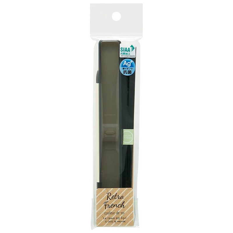 Skater ABC45AG Ag+ Silver Ion Chopsticks & Case Set, 8.3