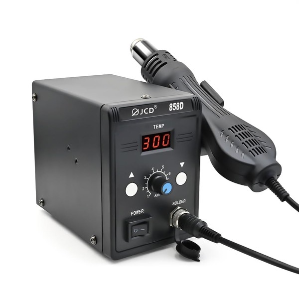 Hot Air Rework Station 858D Adjustable Temperature Soldering Station with