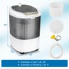 COSTWAY Mini Portable Washing Machine, 5.5 lbs Washing Capacity, Compact