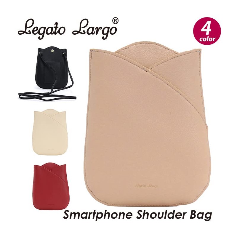 Legato Largo LG-F3092 Smartphone Shoulder Bag, Tulip, red