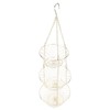 Multifunction 3 Tier Removable Hanging Fruit Baskets Vegetable Storage Organizer
