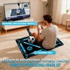 Soccer Training Mat with QR Code Tutorials, Footwork Practice Mat