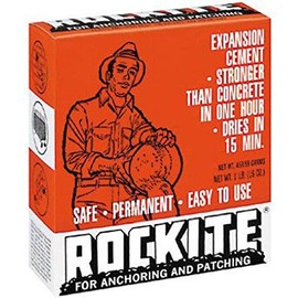 2 Set- Hartline ROCKITE-10001-1LB 10001 Rockite Expansion Cement 15 Min 1 Lb