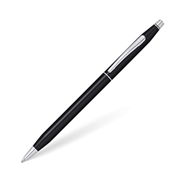Cross Classic Century Black Lacquer Ballpoint Pen with Chrome Appointments