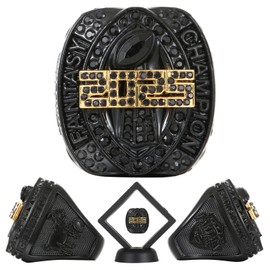 2025 Fantasy Football Trophy Ring League Championship Rings Premium Champion Award for Winner