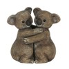 Charming Brown Koala Hug Couple Ornament - 10x10 Centimetres -