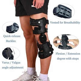LAFUYSO OA Unloader Knee Brace - Support for Arthritis Pain, Osteoarthritis, Cartilage Defect Repair, Avascular Necrosis, Tibial Plateau Fracture