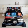 Feelyou Kids Police Car Toddler Bedding Set Policeman Boys Comforter