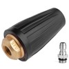Rotating Turbo Nozzle Universal for Water Pressure Washer, Nozzle for