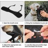 Dog Mask, Soft Nylon German Shepherd Mask for Medium and