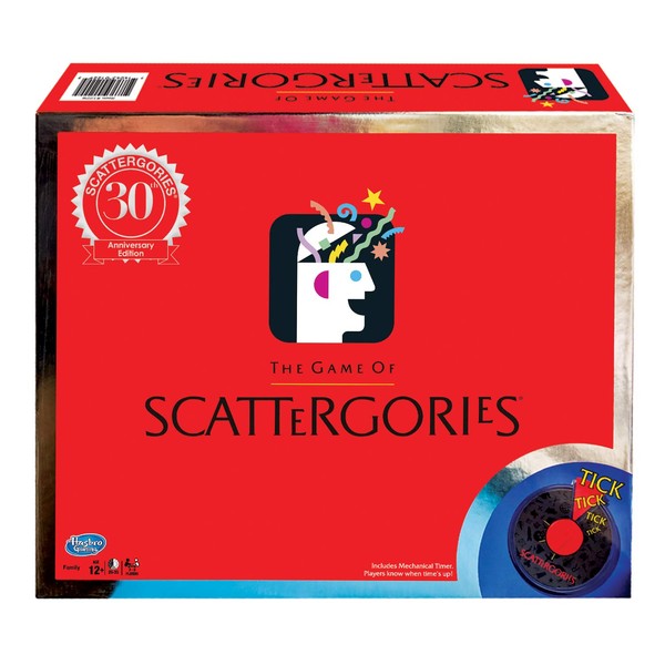 Winning Moves Scattergories 30th Anniversary Edition, Brown, for ages 12 and up