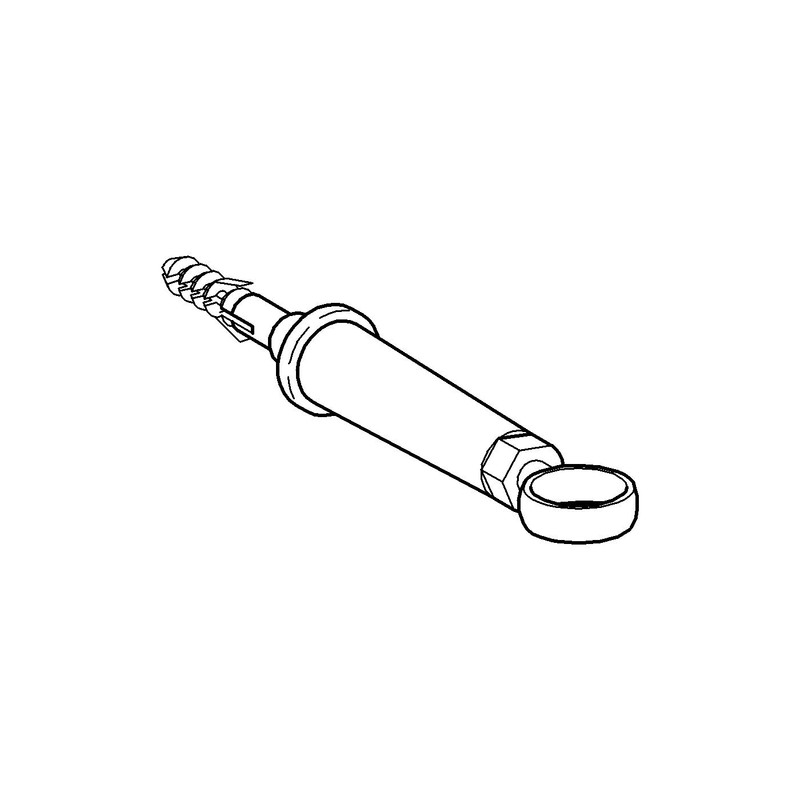 Grohe 37132000 Flushing Pipe Clip for Pipes with Diameter 28