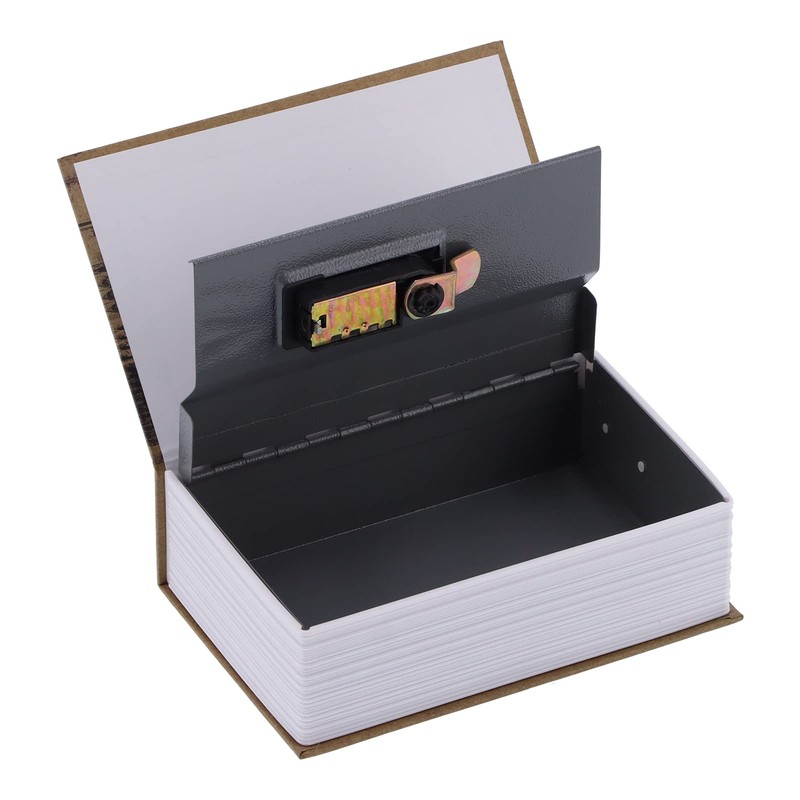 Portable Mini Book Safe Box Real Pages Diversion Book Safe