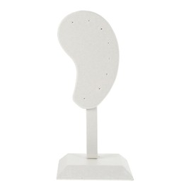 BESPORTBLE Earring Display Stand Ear Shape Earring Holder Stand Ear Stud Organizer Jewelry Display Stand for Girls Woman Collection White