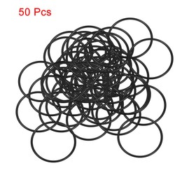 sourcingmap Nitrile Rubber O-Rings 36mm OD 32mm ID 2mm Width, Metric Sealing Gasket for Automotive Machine Plumbing, Pack of 50