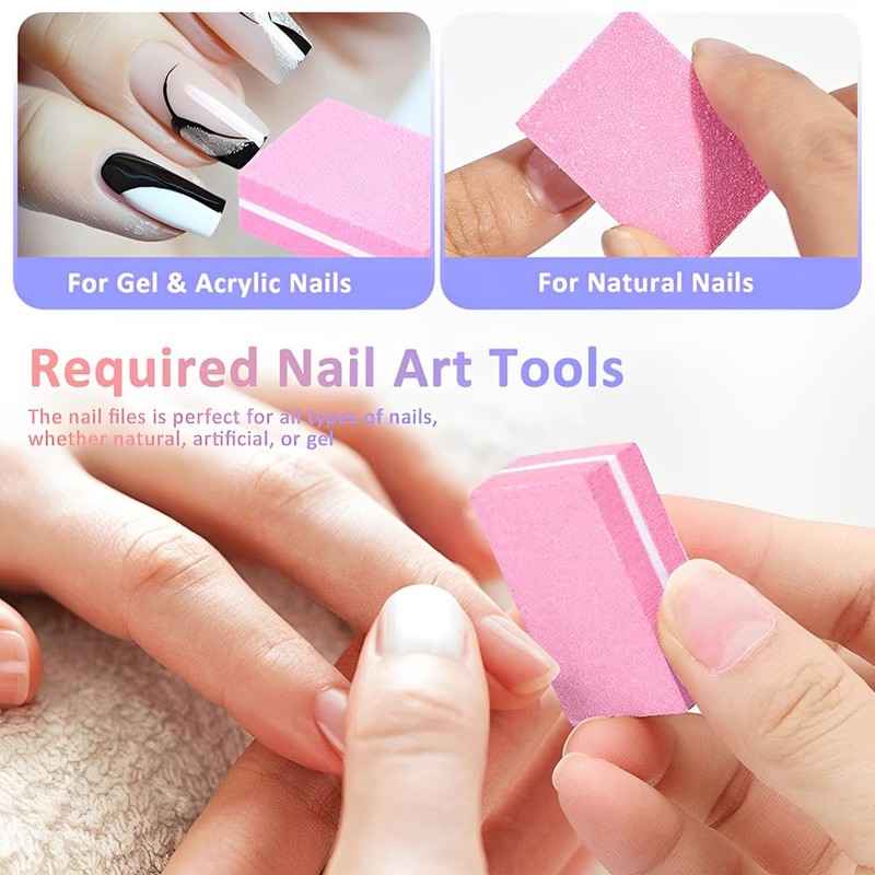 HZXINYI Pack of 20 Buffer for Nails - Buffer Sanding