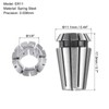sourcing map ER11 Spring Collet, 1/4" Chuck for CNC Engraving