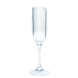 Entertaining with Caspari Acrylic Champagne Flute, Clear, 1-Count by Caspari