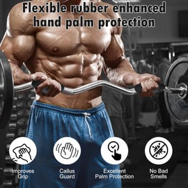 Asphodelia 2 Pairs Gym Gloves for Men Women,Anti Slip Fitness Strength Training for Pull U.S Deadlifts Weightlifting Gym Accessories with Storage Pouch