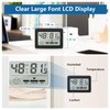 Mini Thermometer Hygrometer Indoor Room Thermometer Humidity Meter LCD Digital