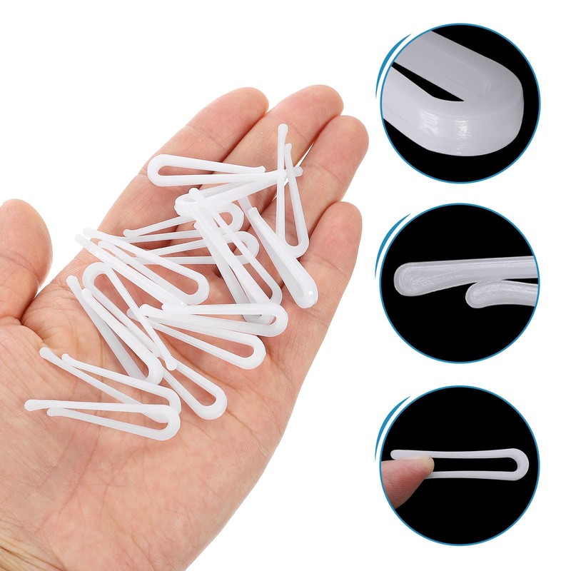 sourcing map 170 Pcs 1.61 Inch U Shape Alligator Clip,
