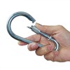 Set of 2 Large Screw Lock Carabiner Hooks 13mm x