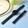 WOCCI 18mm Breathable Hollow Silicone Watch Band, Quick Release, Replacement
