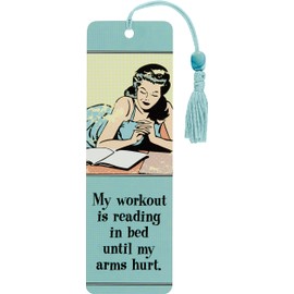 Reading in Bed Beaded Bookmark