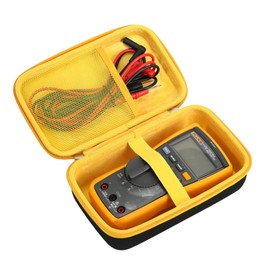 PCGDFly Hard Case Compatible with Fluke 17B,Fluke 15B,Fluke 18B, Fluke 87-V/ 87V Max/ 88V, Fluke Multimeter Testers Tools Storage Organizer Holder Bag(Case Only)