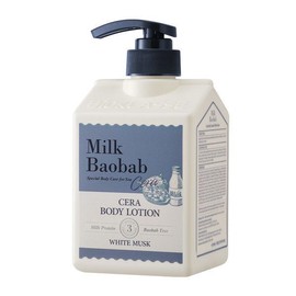 Milk Baobab Meoncell Cera Body Lotion White Musk 600ml 1 unit / 밀크바오밥 메온셀 세라 바디로션 화이트머스크 600ml 1개
