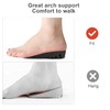 LTOHOE Height Increase Insoles, Heel Shoe Lifts for Achilles Tendonitis