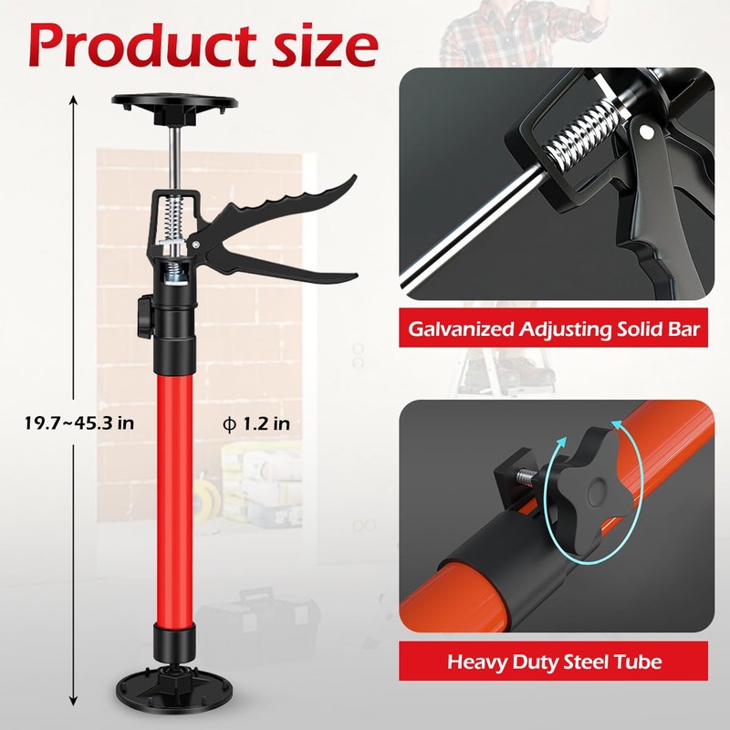 2Pack Adjustable Support Pole (Retractable from 20" to 45"), Cabinet