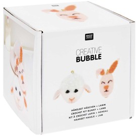 Rico Design Creative Bubble Crochet Set "Bunny + Lamb"