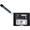 Professional UHF Wireless Handheld Microphone w/USB Powered Receiver, Battery Powered,