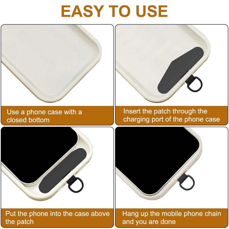 AYWFEY 3 Pcs Universal Phone Tether Tab, Metal Cell Phone
