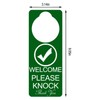 Do Not Disturb Door Hanger Sign 2Pack Double Sided Please
