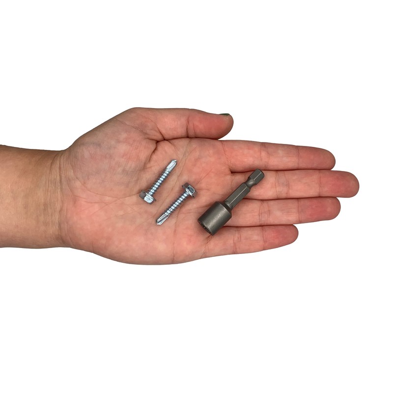 (Pack of 200) DIN 7504 K Galvanised Steel 4.8 x