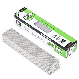 meite 18 Gauge Brad Nails, 1 Inch 18GA Brad Nails, 18G 304 Stainless Steel Small Finishing Nail Gun Nails for Pneumatic, Electric Brad Nailer Gun (5 Boxes)