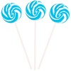 Blue & White Swirl Lollipops – 40 Pack Individually Wrapped